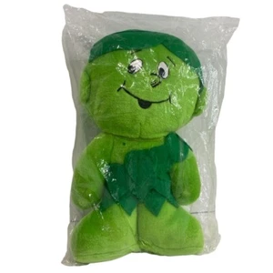 Vintage Green Giant LITTLE GREEN SPROUT Plush Doll 14 Inch Speakin Sprout 1971 - Picture 1 of 7