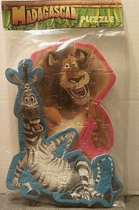 Dreamworks Madagascar ALEX & MARTY Foam Puzzle 2 Pc NEW IN PACKAGE RARE! 2005 - Picture 1 of 8
