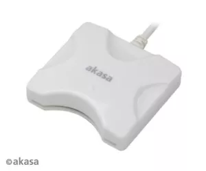 Akasa AK-CR-03WHV2 External Smart Card Reader White - Picture 1 of 1