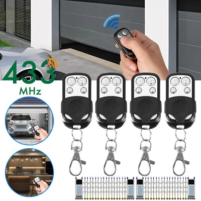 4x 433MHZ Funk Universal Fernsteuerung Garagentor Handsender Garagentoröffner DE - Bild 1 von 4