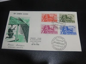 VIET NAM 1962 Sc#197-206 Strategic Village Defense System FDC VF - Picture 1 of 1