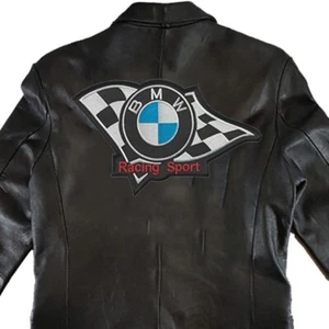 Parche bordado de hierro con logotipo deportivo de carreras de automóviles BMW talla 10,3" x 6,3" - Imagen 1 de 10