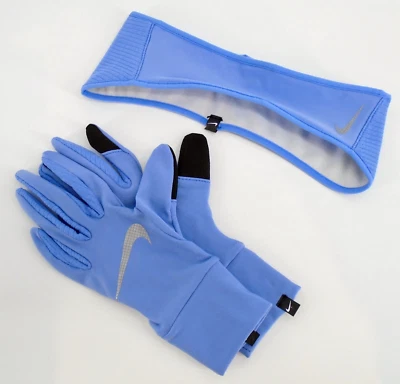 Nike Essential Headband and Gloves Set Women's XS/S Dri-Fit Running Royal Pulse - Image 1 of 4