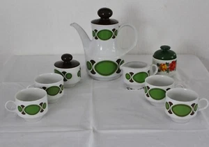 MITTERTEICH Bavaria Kaffee-Teeservice Kanne Zuckerdose Milchkanne Tassen 70er - Bild 1 von 5