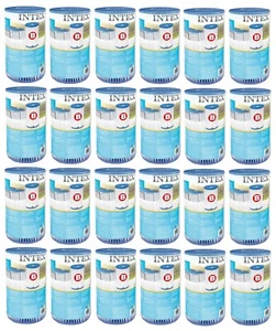 Replacement Intex Type B Filter Cartridge for Above Ground Pools 6Pack - Picture 1 of 4