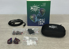 Linsoul Kiwi Ears Forteza In Ear Monitor, 1BA + 2DD HiFi Wired Earbuds (Purple)