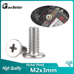 8Pcs Computer Mounting Motherboard Securing Screw for Samsung NVME SSD M2x3mm - Picture 1 of 5