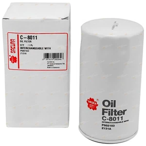 Sakura Engine Oil Filter for Hilux 4Runner RN130R 2.4L 4cyl 22R 1989~1992 - Picture 1 of 1