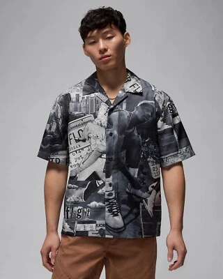Camisa Estampada Nike Jordan Top Campamento Manga Corta FV7311-133 Para Hombre Talla L Grande Foto 1 de 4