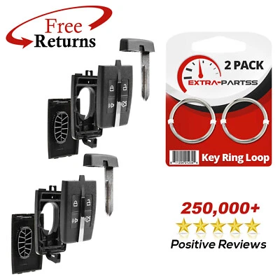 2 Replacement 2011 2012 Lincoln MKT Remote Key Fob Shell Case Pad No Electronics Foto 1 de 4