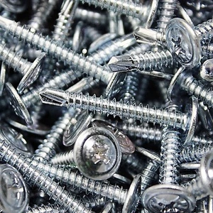 1.000 #8 X 1" Phillips Cabezal de armadura modificado Tornillo autoperforante Zinc Tek K-Lath - Imagen 1 de 3