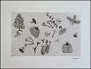 YAYOI KUSAMA * Phantom * 65 x 50 cm *Lithografie*Kunstdruck*limitiert # 138/500 - Bild 1 von 7
