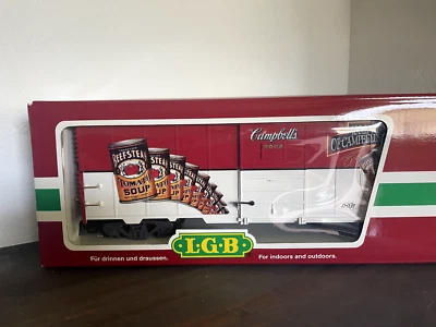LGB 46913 100th Year Anniversary Campbell's Soup Beef Steak Boxcar  - Image 1 of 4