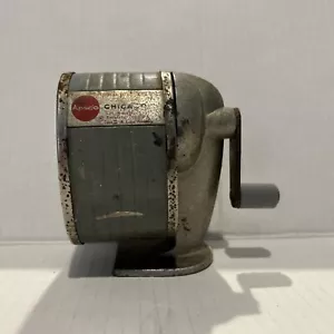 Vintage Apsco Chicago Pencil Sharpener Desk Wall Mount Single Type II-A USA - Picture 1 of 5