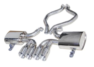 For 97-04 Chevy Corvette C5/Z06 5.7L LS V8 Dual 4" Tip Muffler Catback Exhaust - Picture 1 of 15