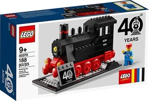 LEGO 40370 EXCLUSIVE PROMO LIMITED ED.- Set 40° Anniversary Locomotiva Treno - Foto 1 di 1