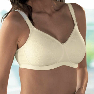 ANITA CARE Champagne Lace Rose Care Mastectomy Bra, US 34C, UK 34C, NWOT - Image 1 of 4