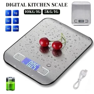 USB Digitalwaage Küchenwaage Haushaltswaage Küchen Waage 10kg/1g Präzisionswaage - Bild 1 von 16