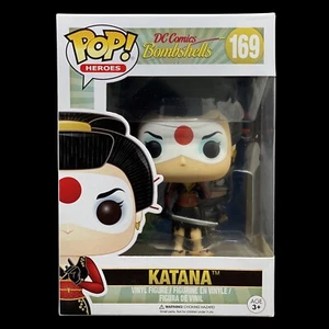 Funko Pop + Protector! Heroes #169 DC Bombshells #169 - Katana (Vaulted Mint) - Picture 1 of 12