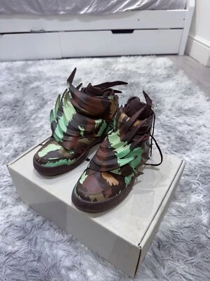 CHAUSSURES HOMME DS ADIDAS JEREMY SCOTT CAMO WINGS IMPRIMÉ 3.0 POINTURE 6.5UK - Photo 1/4