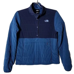 The North Face Women M Two Tone Blue Pullover Hand Holder Jacket Sweater - Picture 1 of 5