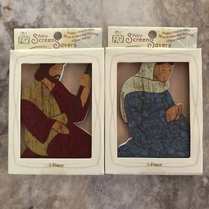 2er PACK! Russ Berry FIGI Terrassen Displayschutzfolie magnetisch Mary & Jesus - Bild 1 von 3