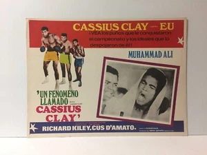 1970 A.K.A. Cassius Clay Muhammad Ali Foreign Movie Theater Poster Lobby Card - Picture 1 of 15