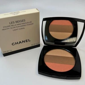Chanel LES BEIGES Healthy Glow polvere baciata dal sole CORALLO CHIARO Bronzer Blush Trio - Foto 1 di 12