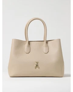 Patrizia Pepe Structured Tote Bag Women Beige Handbags - Picture 1 of 3
