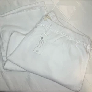 Eileen Fisher 100% Organic Cotton Terry Straight Pant Cropped Length Sz 3X $158 - Picture 1 of 13