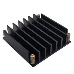 Aluminum Anodized Heat Sink 58mm x 16mm Push Pin Screw Adhesive - Picture 1 of 10