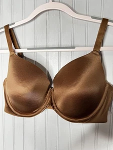 Reggiseno Auden donna 36DD marrone l'icona leggermente foderato completo ferretto nuovo - Foto 1 di 6