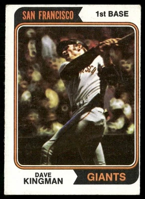 1974 Topps Dave Kingman San Francisco Giants #610 - Image 1 of 2