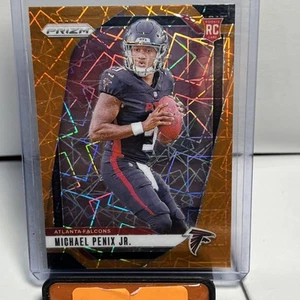 2024 Prizm Michael Penix Jr Rookie Orange Lazer Prizm - Bild 1 von 2