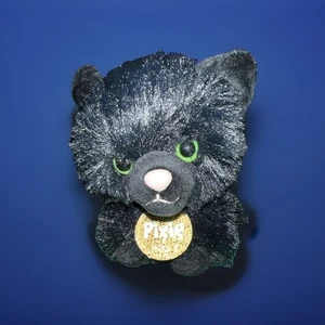 Gund Justice Pixie Black Mini Kitten Stuffed Animal Plush 5.5” so soft - Picture 1 of 20