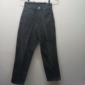 Wrangler Girls  Black Cotton Jeans R933-024 Size 12 Slim  - Picture 1 of 4