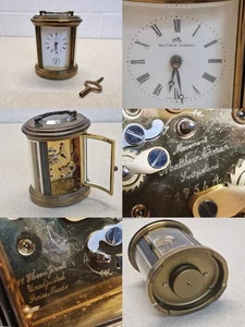 Matthew Norman Swiss Made mechanische Tischuhr Kaminuhr Uhr - Bild 1 von 21