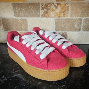 Rihanna Fenty Puma Phatty Red Cord Creepers Sneaker Größe UK 7,5 Neu ohne Etikett - Bild 1 von 11