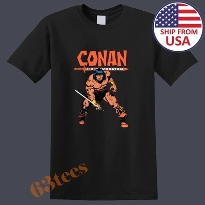 Conan The Barbarian Men's Black Size S to 5XL - Image 1 of 2