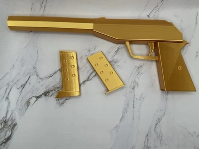 GoldenEye 007 Golden Gun Replica – Full-Size Nintendo 64 Cosplay Prop - Image 1 of 4