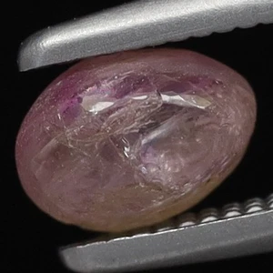 0.63ct t.w 5.2x3.7mm Pear Cabochon Natural Unheated Light Pink Sapphire, Burma - Picture 1 of 4