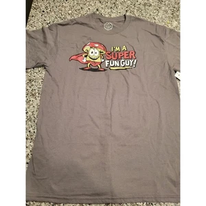 Camiseta DXM Para Hombres Súper Divertida Chico Estampado Gráfico Seta Gris Talla Mediana Algodón - Imagen 1 de 6