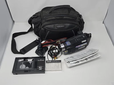 JVC GR-SXM240 Super VHS SVHS S-VHS SVHSC Camcorder Untested  READ Carrying Bag - Image 1 of 4