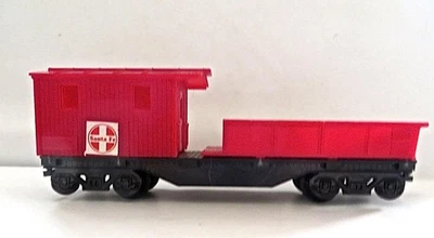 Lionel Uncatalogued End of Production Mt Clemens Cheaply Made Santa Fe Caboose - Image 1 of 4