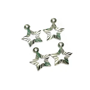 10mm Brass Star Charms - Picture 1 of 8