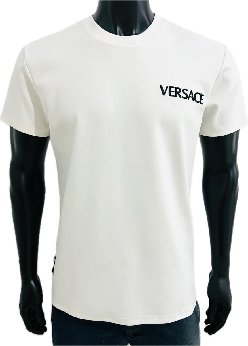 VERSACE Tシャツ 半袖 Mサイズ ホワイト 楽天市場】ヴェルサーチ VERSACE メンズ トップス Tシャツ 半袖 ロゴ V