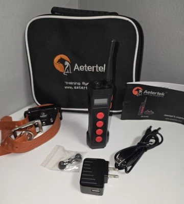 Aetertek AT-216D Dog Shock Training Collar System Receiver Charger Kit  - Image 1 of 4