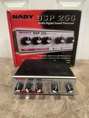 Procesador de sonido digital Nady Audio DSP 256 18 bits con cable de alimentación Foto 1 de 4
