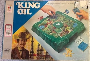 King Oil, Juego Milton Bradley Vintage - Imagen 1 de 3
