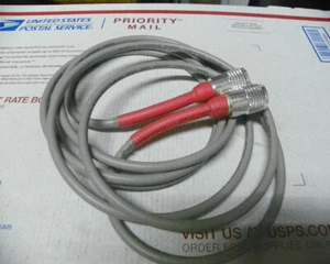 RG8X COAX 9 FT DOUBLE SHIELD  SPECIAL TRIM TO CHANNEL 19  TEFLON PL259 RED USA - Picture 1 of 7